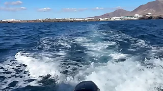 Daring public sex in hot stepmom on a boat